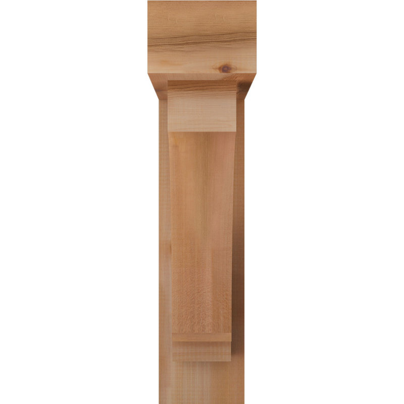 Support de bloc impérial avec entretoise décalée, 26 x 22, Cèdre rouge occidental de l 6 po (scié brut)