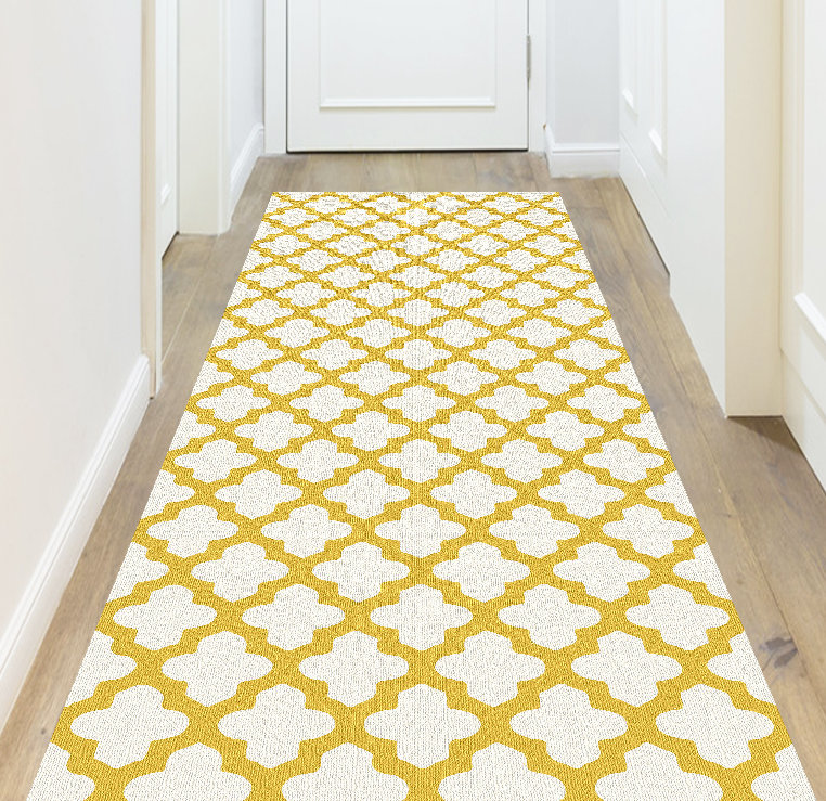 Roberta Yellow Rug, Runner 80 x 300 cm