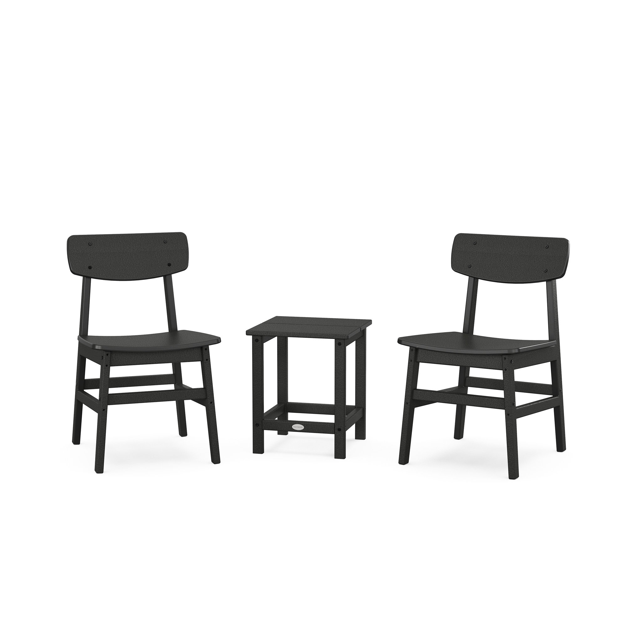 Modern Studio Urban Chair 3-Piece Seating Set, Black