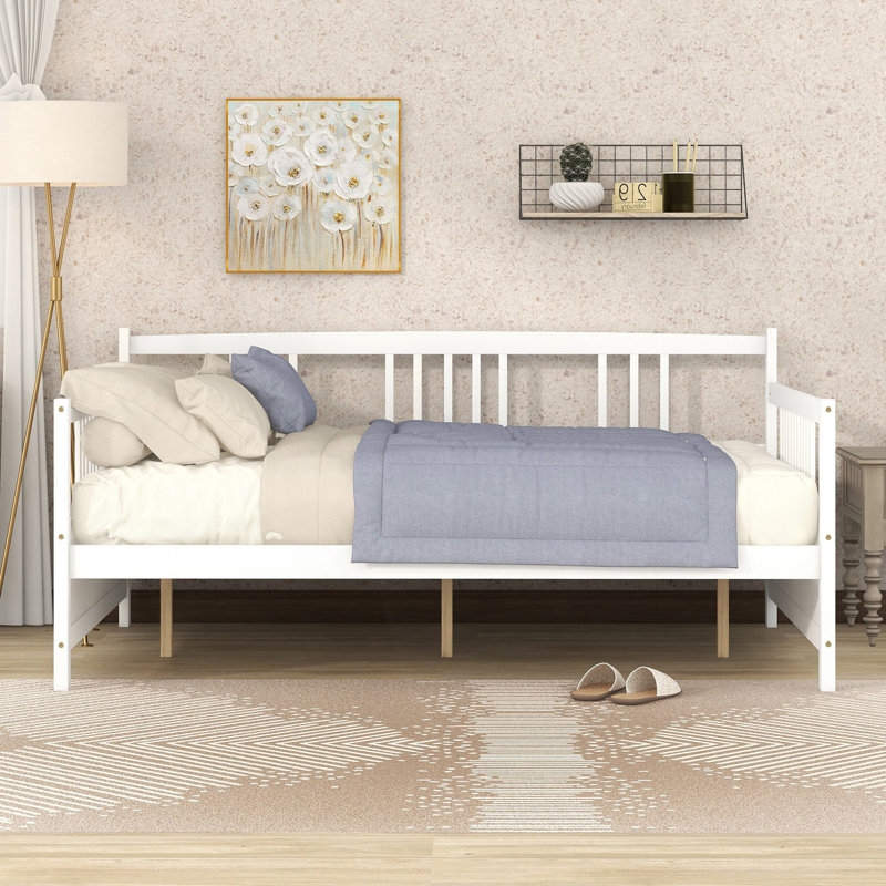 Modern Full Size Daybed, White