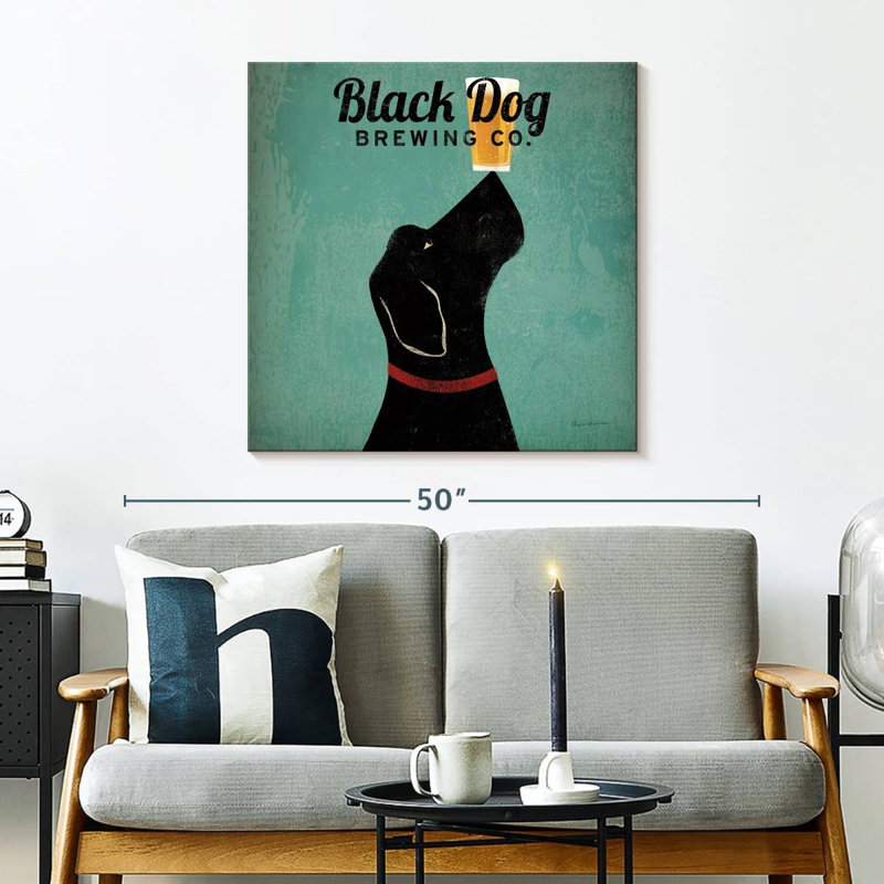 Tergel Black Dog Brewing Co Square, H 30 po x l 30 po