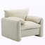Fauteuil d'appoint simple surdimensionné-130549323