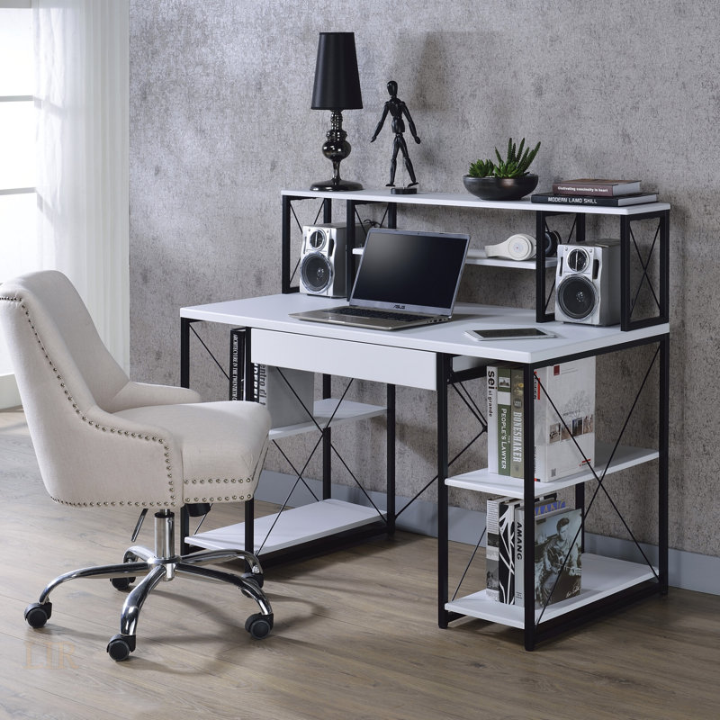 Bureau d'écriture tout usage Amiel Amish, Blanc