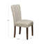 Chaise parsons rembourrée en velours Feldman-22213672