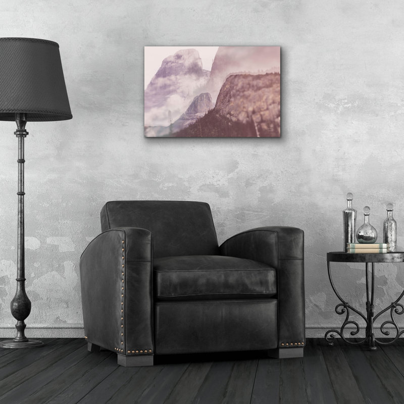 Art mural en verre Alberta Dream 2 'par Nathan Larson, H 16 po x l 24 po x P 0,2 po