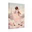 Flacon de parfum orné de la Tour Eiffel et de la ligne d'horizon parisienne, toile tendue sur châssis (lot de 1)-317780922
