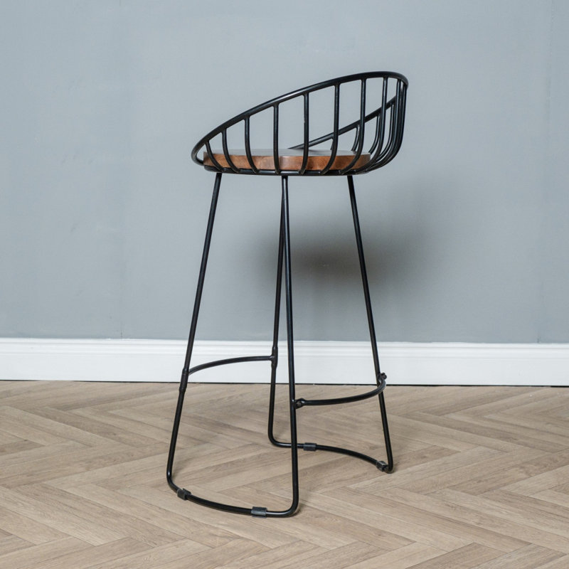 Adamczak Counter Stool with Metal Frame