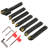 Indexable Carbide Tools 1/4" Industrial Lathe Tools 7Pcs/Set Turning Tool Set