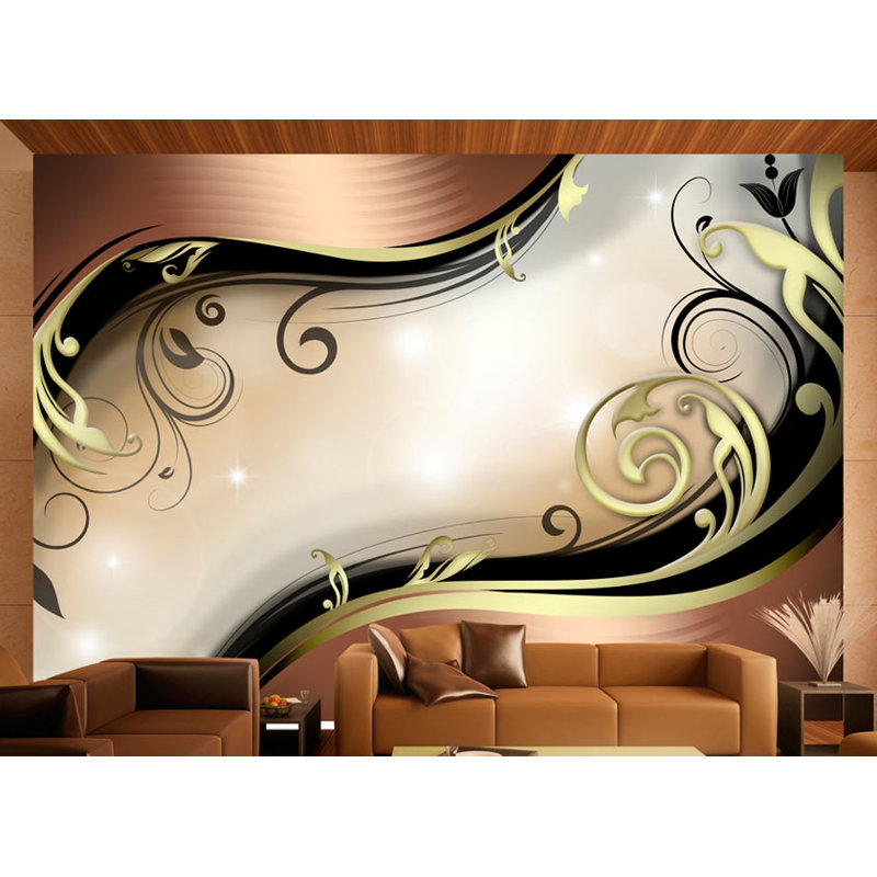 Golden Glow 2.8m x 400cm Wallpaper, 350 cm L x 270 cm W