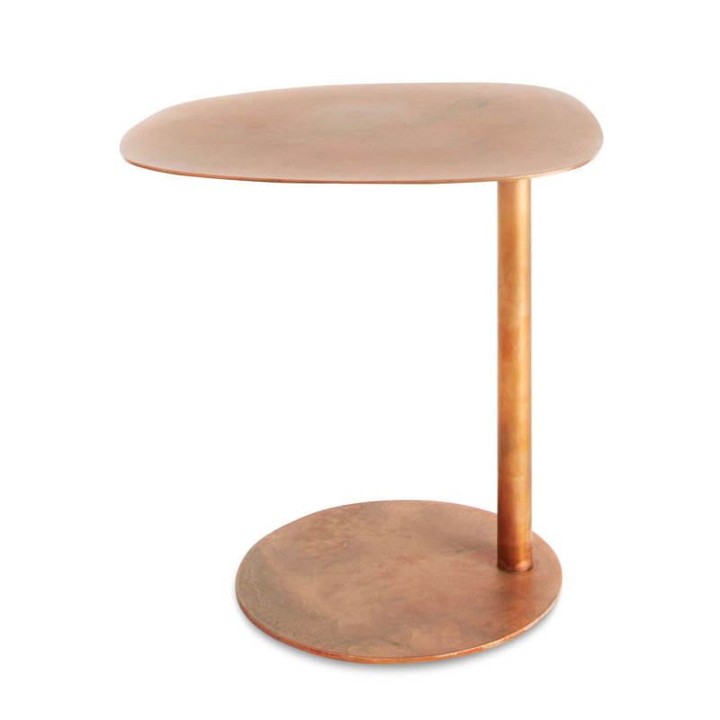 Swole Single End Table, Copper, 20" H x 20" W x 15" D