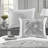 Elegant 7-piece Bedding Set, Hypoallergenic Grey Polyester Comforter For Modern Bedrooms