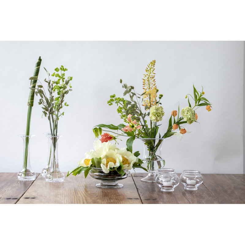 Old English Handcrafted Glass Table Vase