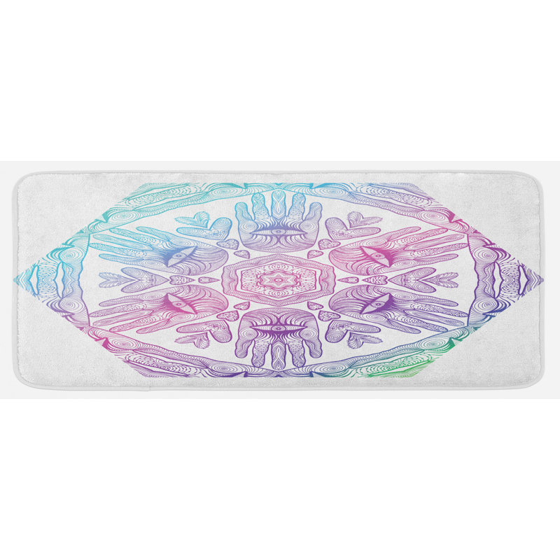 Tapis de cuisine hamsa