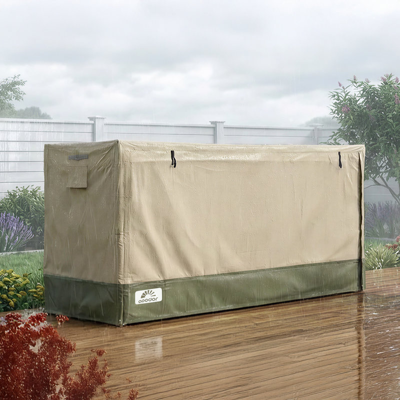 Housse de support de bois de chauffage robuste avec fermeture à glissière et évent Aoodor, L 96 po x P 26 po x H 45 po