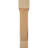 7 1/2"W x 38"D x 38"H Traditional Block Smooth Bracket w/ Offset Brace, Douglas Fir-47797986-47797819