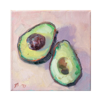 Avocado 1 Piece Wrapped Canvas Painting