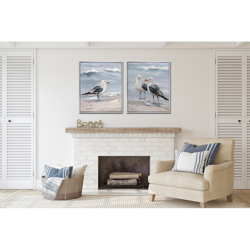 «Shoreline Friends II», art mural sur toile