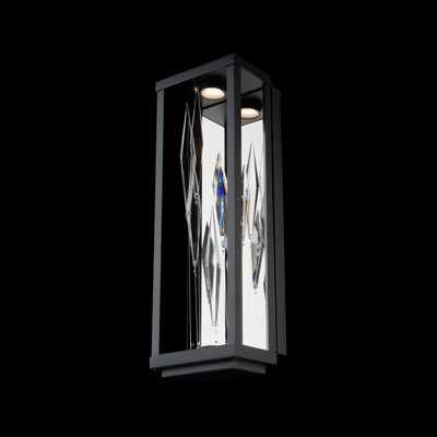 Steel LED Flush Mounted Sconce
