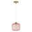 Jacobson 1-Light Ribbed Glass Pendant-290031954