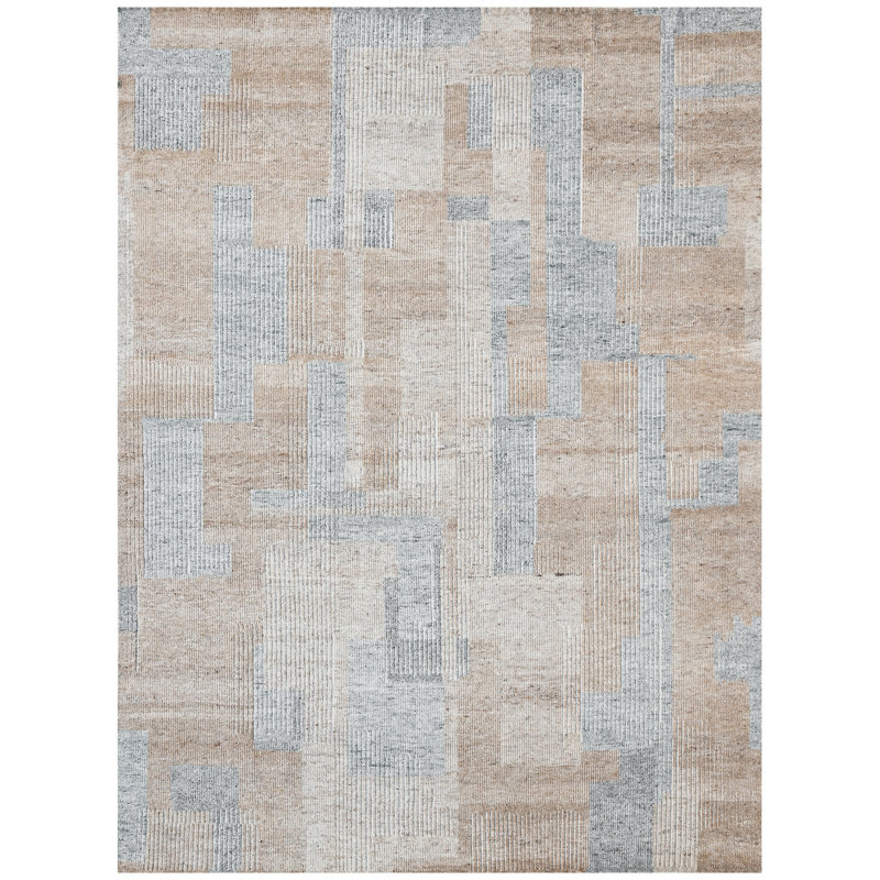 Tapis rectangulaire noué à la main, Rectangle 12 pi x 15 pi