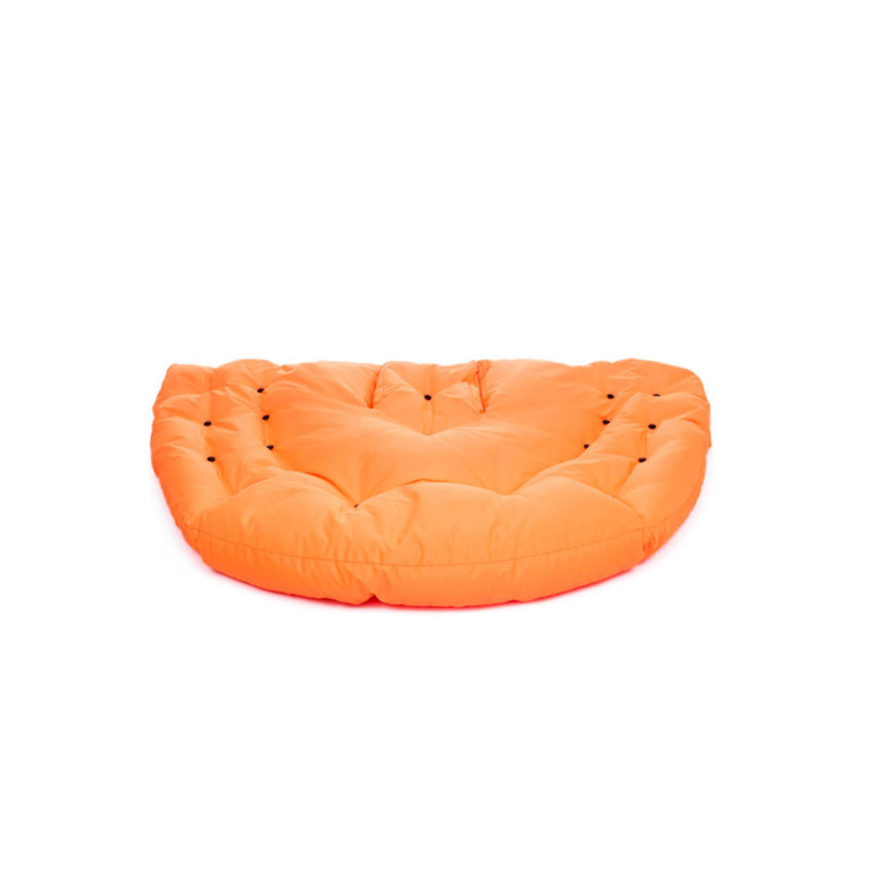Fauteuil poire standard classique, 100 % polyester orange