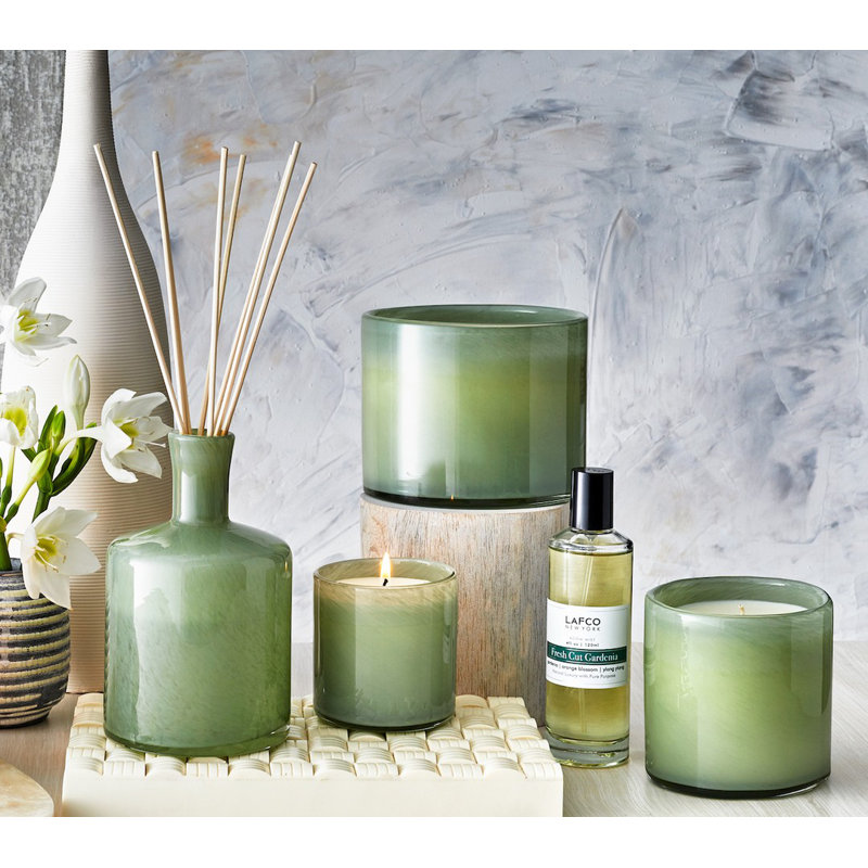Fresh Cut Gardenia Scented Jar Candle, 3" H x 3" W x 3" D