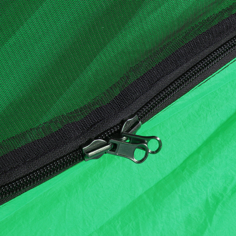 Hamac de camping Annora Survival Kit, Vert/noir