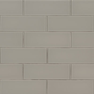 Rivella Subway 4 in. x 12 in. Glossy Glass Wall Tile