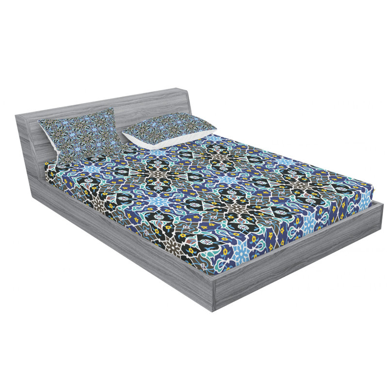 Microfiber Sheet Set, Queen Sheet Set with 2 Pillowcases