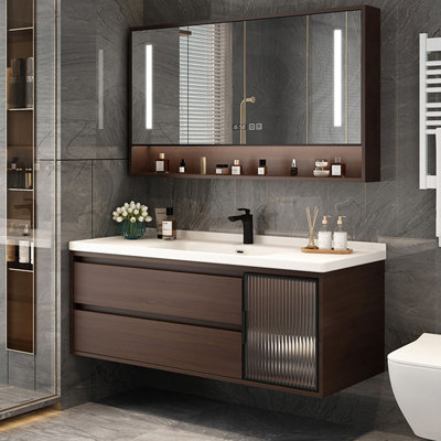 Chinese-style high-end and simple bathroom cabinet