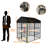 65'' H Panel Metal Yard Kennel With Door