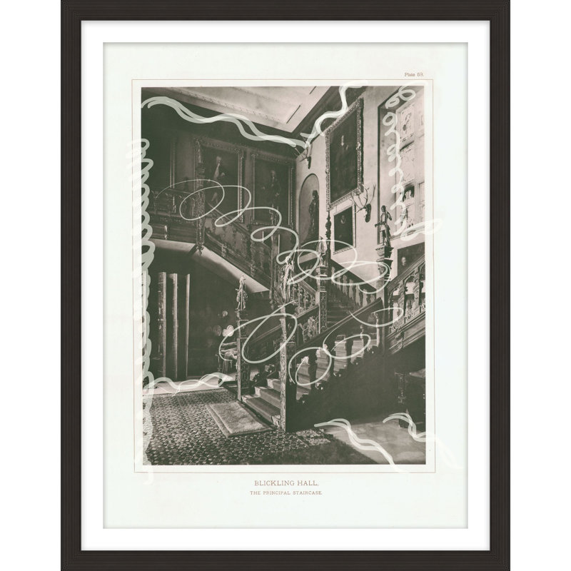 «Architecture Plate Columns 4», reproduction d'art encadrée, H 33,25 po x l 26,25 po