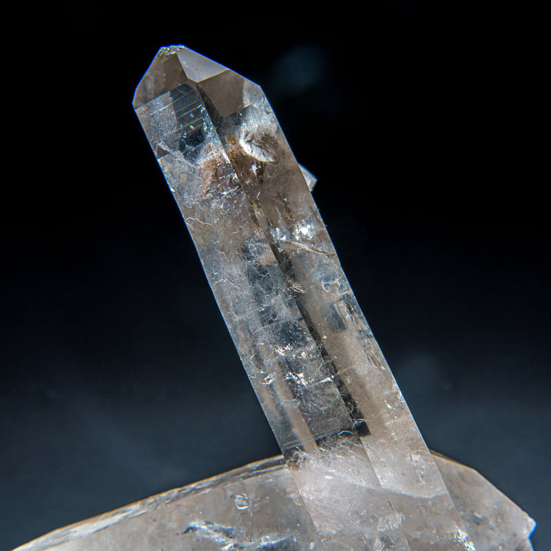 Genuine Clear Quartz Crystal Cluster Point from Brazil (3.2 Lbs)