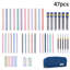 47Pcs Stationery Set with Pencil Case