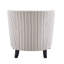 Fauteuil demi-tonneau avec coussin moelleux