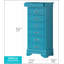 Commode de rangement pour la lingerie en teck Timeless avec tiroirs coulissants et fabrication durable pour un décor élégant-1934214519