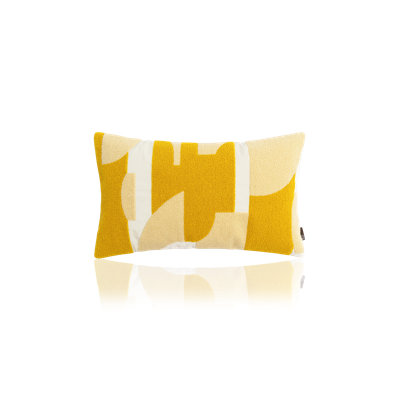Embroidered Reversible Throw Pillow