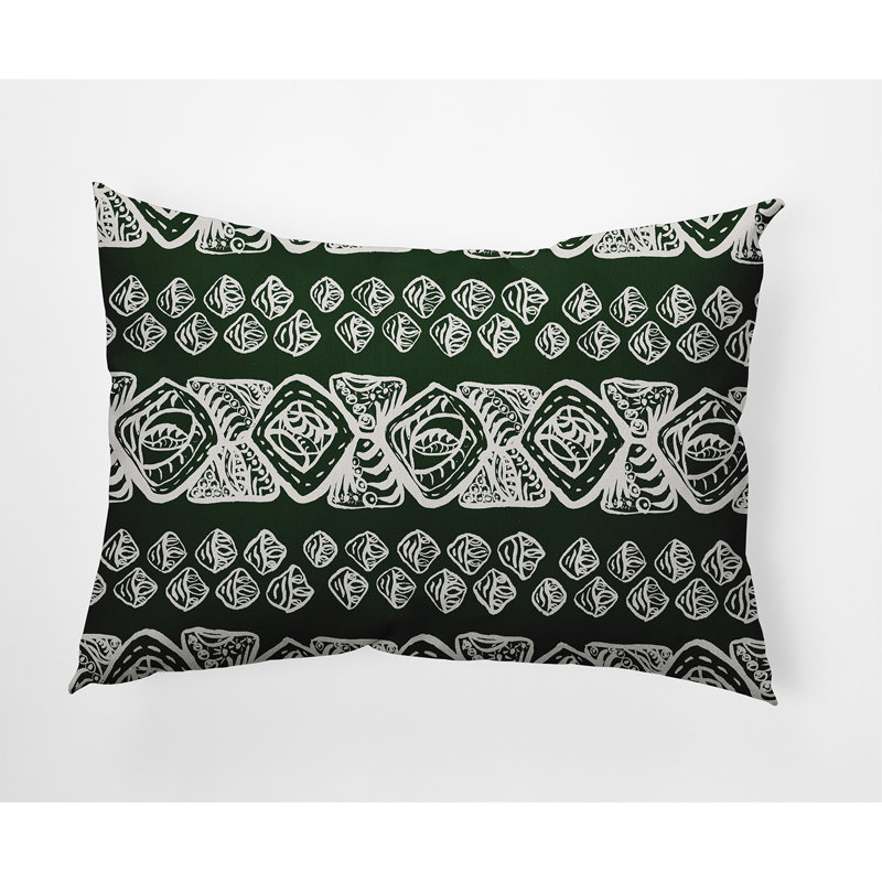 Housse de coussin carrée extérieure/insert, Vert foncé