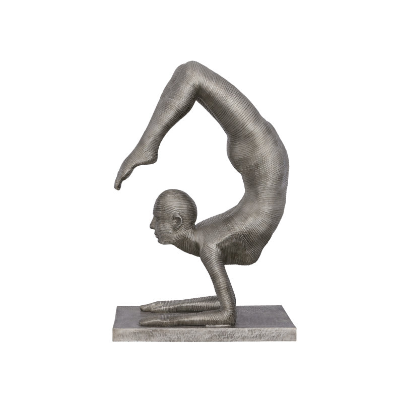 Handstand Scorpion Statue, Aluminum