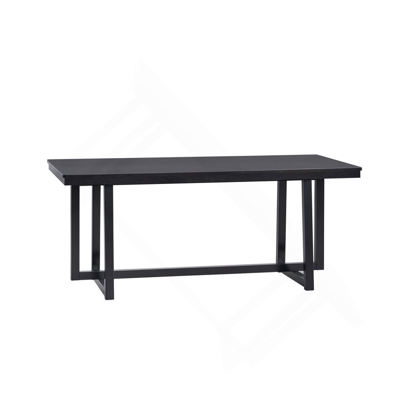 Black Finish Dining Table