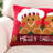 18"L Hooked Gingerbread Boy & Girl Pillow