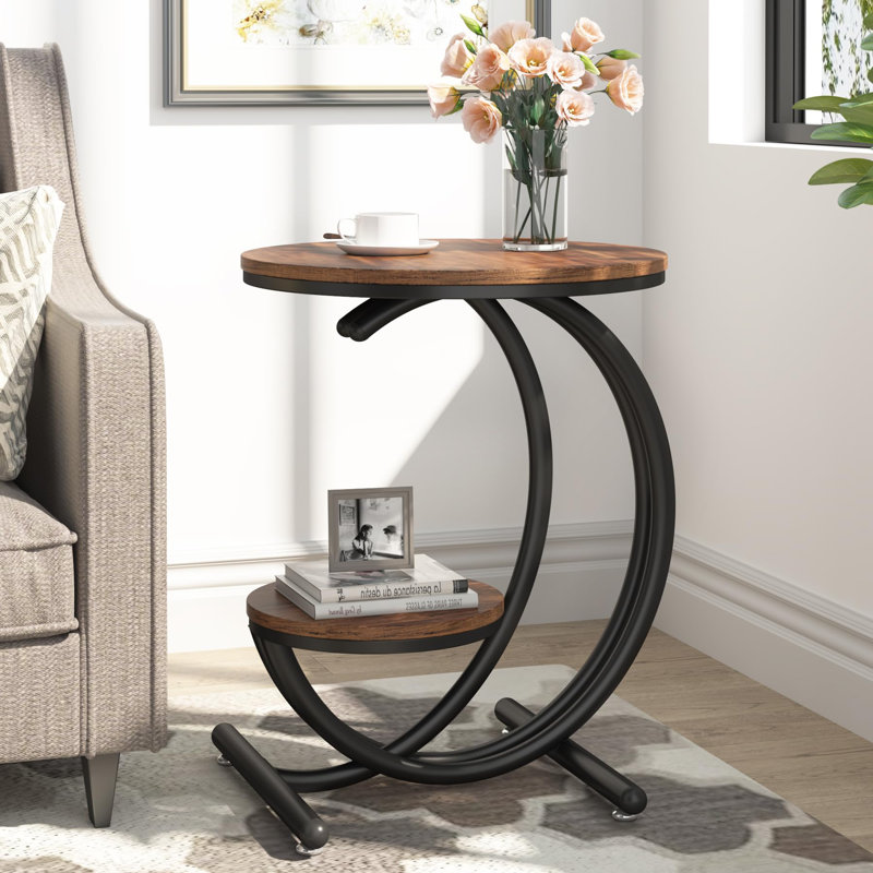 Table de bout avec rangement sahid C