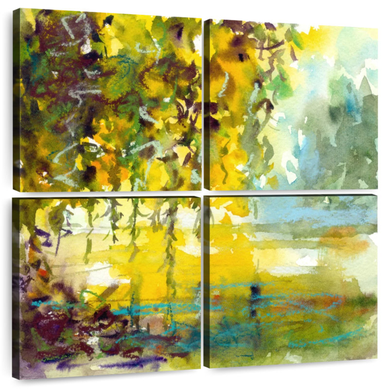 Harnek Abstract Willow Tree, 32" H x 32" W