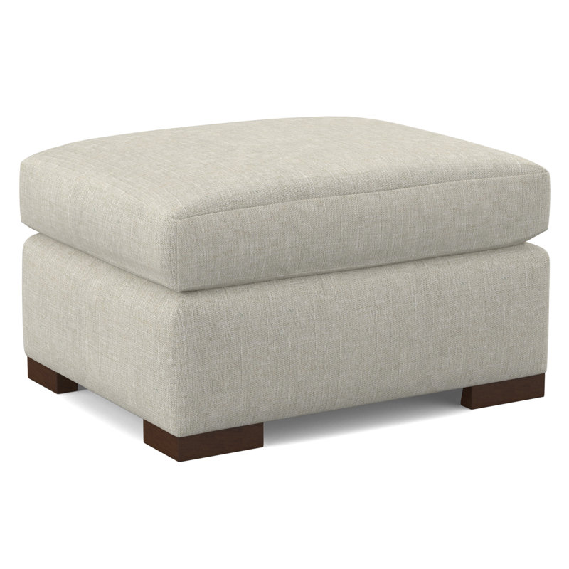 Square Ottoman, Applause Bray, Pecan