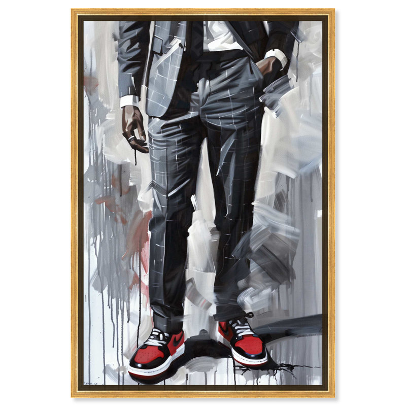 Notoriart Man Of Style Ii Gallery Style 1 pièce, galerie, Cadre doré, H 55 po x l 37 po