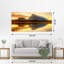 Beautiful Lake View with Mountains - Unframed Graphic Art