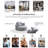 Elizandro 51 Wide, Swivel Chair, Lounge Club Chair with Storage Ottoman, Single Sofa Couch-2029363358