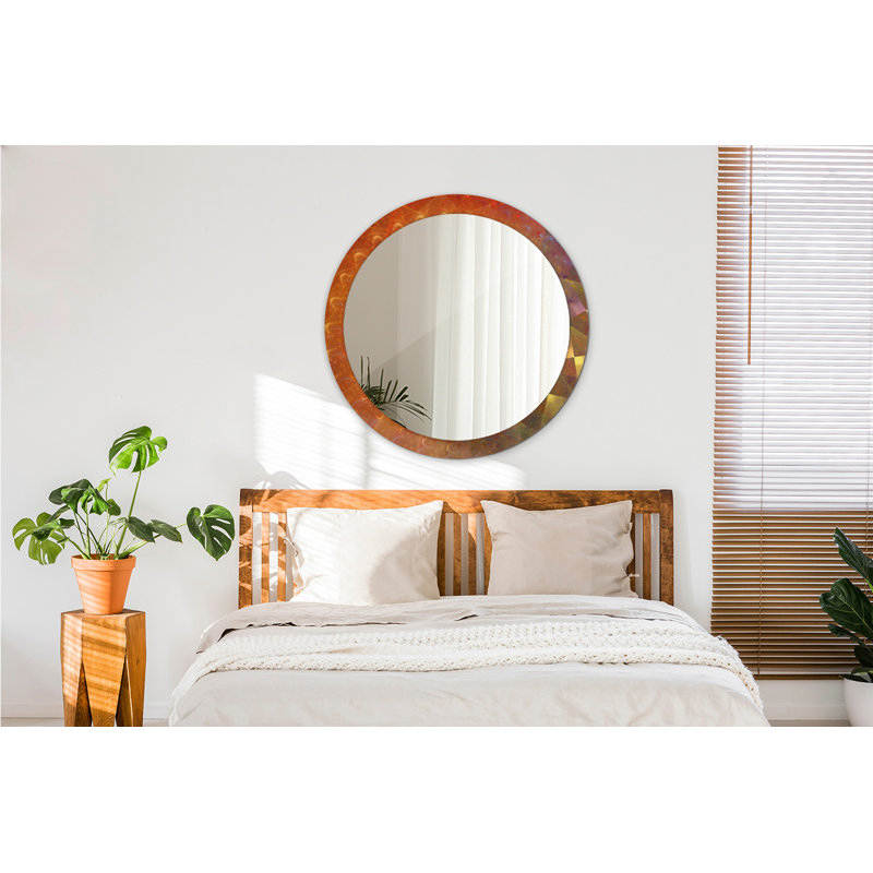 Huldar Glass Flat Wall Mirror