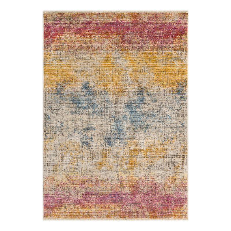 Laquin Abstract Indoor Rug, Rectangle 4' x 5'10"