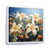 Cadre flottant blanc